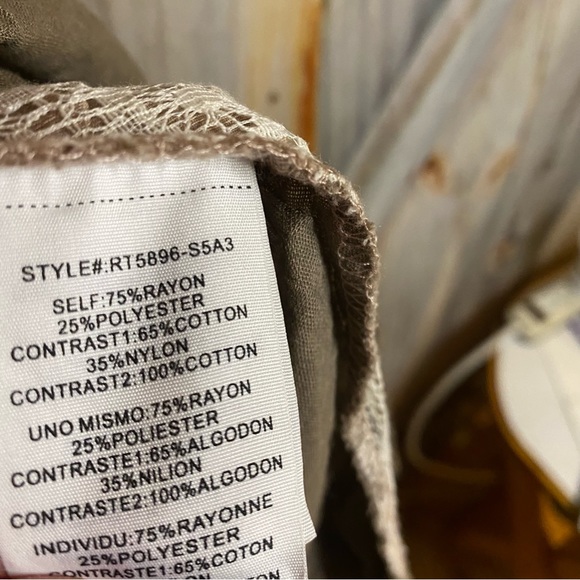 Anthropologie Rye Boho Flowy A-Line Lacey Cottony Sleeveless Mini Dress or Tunic - Picture 4 of 6